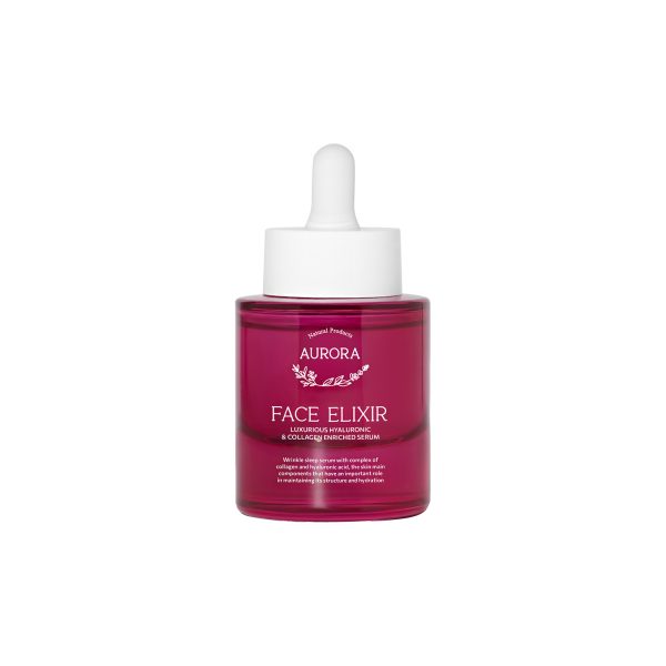 Face Elixir, With 12% Hyaluronic Acid and Collagen, 30ml